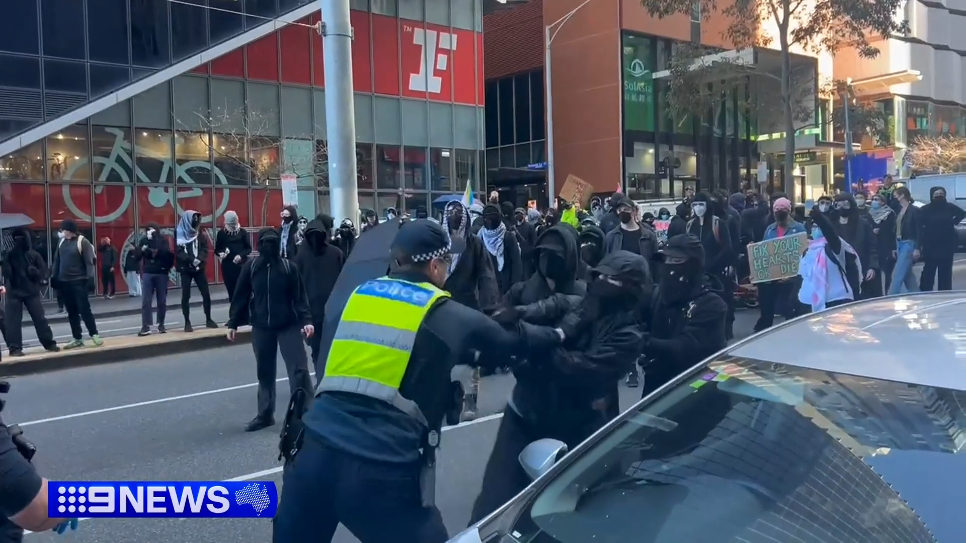 Melbourne protesters