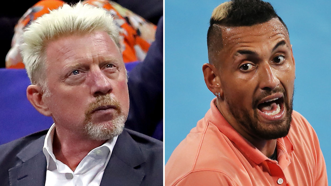 Boris Becker and Nick Kyrgios were in an ugly Twitter argument over Alexander Zverev's partying during the coronavirus pandemic