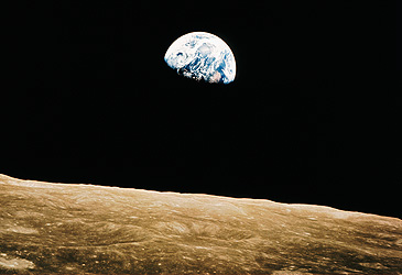 View of Earth from Apollo 8 over the Moon (Getty)