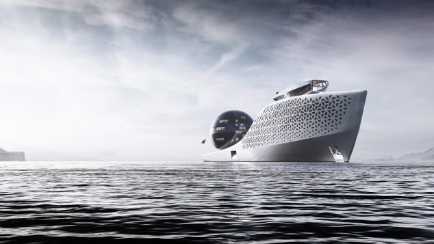 If built, the new vessel would dwarf even the world's largest superyacht.