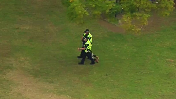 A "strong" presence of officers was seen in Brisbane's CBD just before 9am Monday, with authorities over the weekend warning against potential protesters to repeat scenes seen in Sydney last week. 