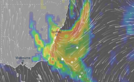 Sydney weather warning 