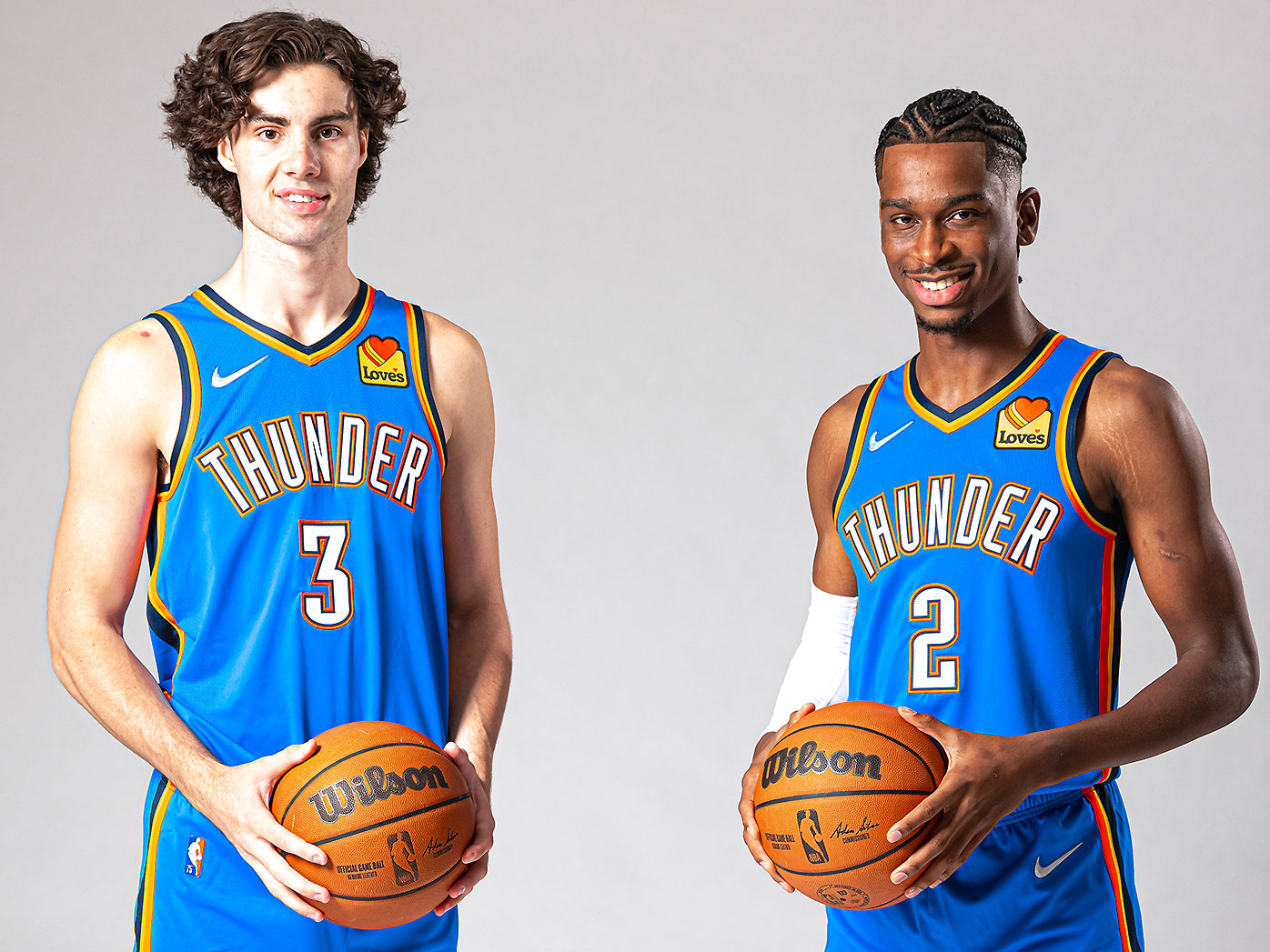 Josh Giddey and Shai Gilgeous-Alexander