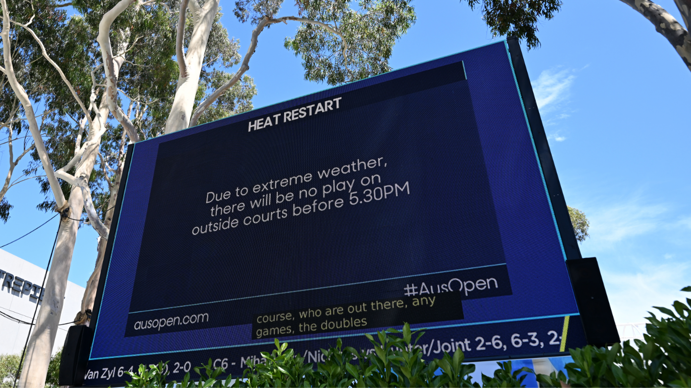 Australian Open heat
