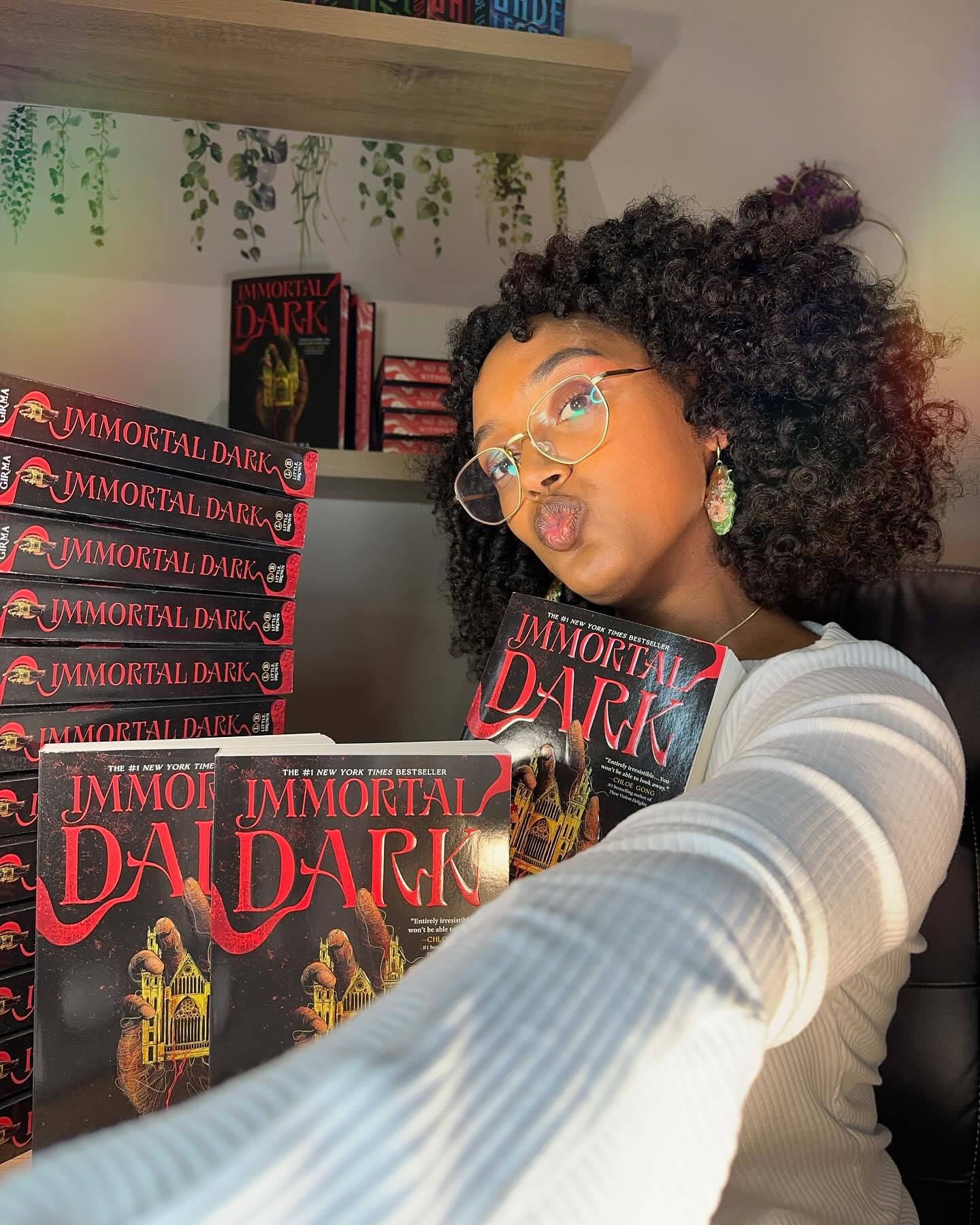 Tigest Girma's debut novel, Immortal Dark, hit the New York Times Bestsellers lists just one week after it was published.