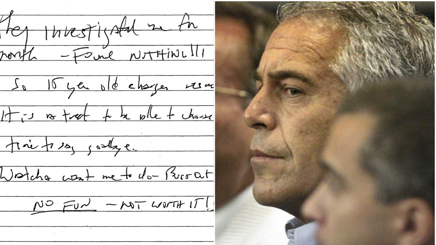 Jeffrey Epstein suicide note released by New York court