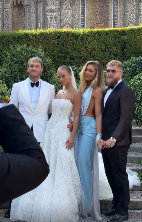 Logan Paul and Nina Agdal wedding