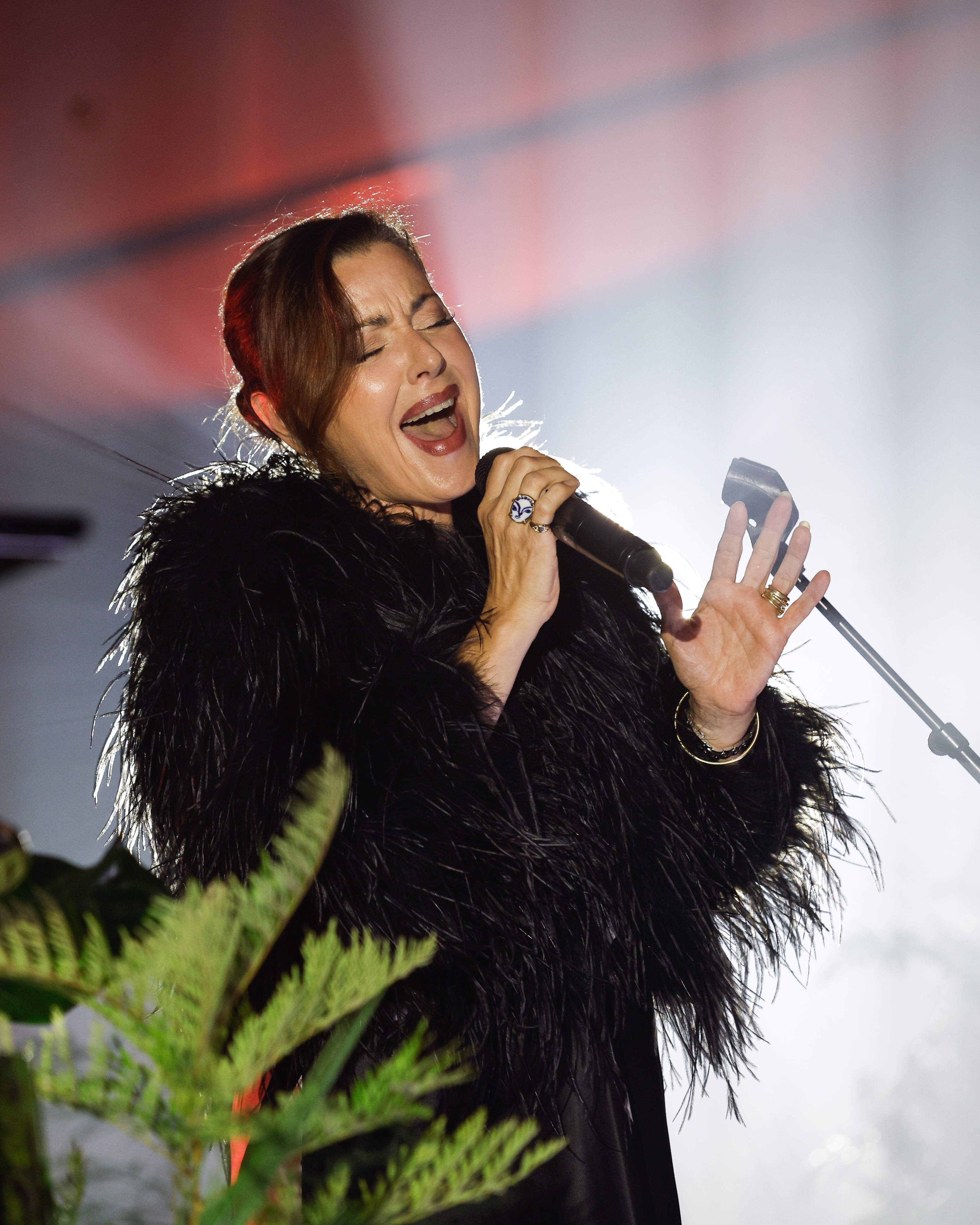 Tina Arena performs during the 2024 AFL Gather Round Welcome Dinner Event