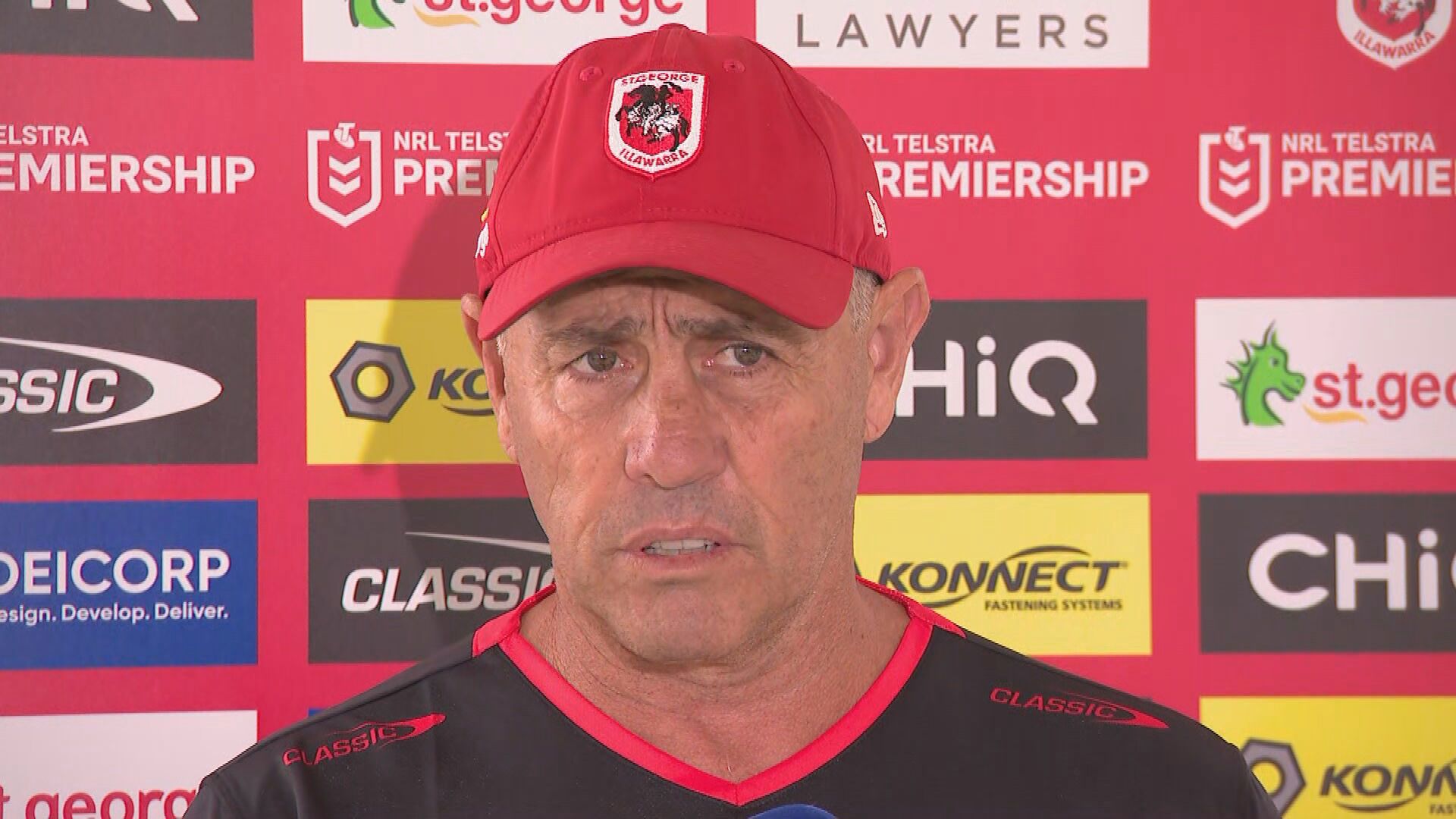 Dragons coach Shane Flanagan was fired up.