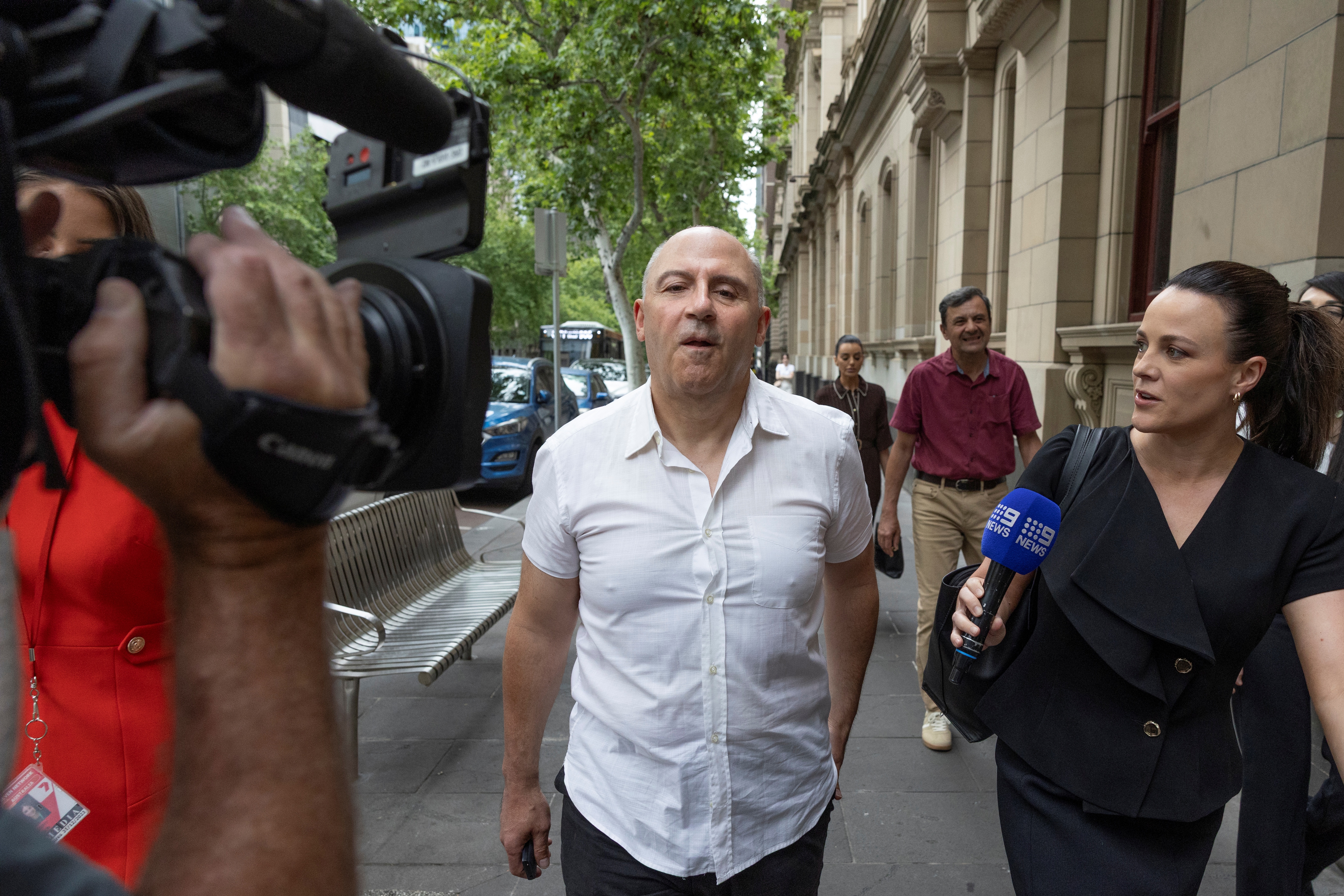 Tony Mokbel arrives at a Supreme Court hearing to decide if he faces a retrial. Photo by Jason South. 19th December 2025.