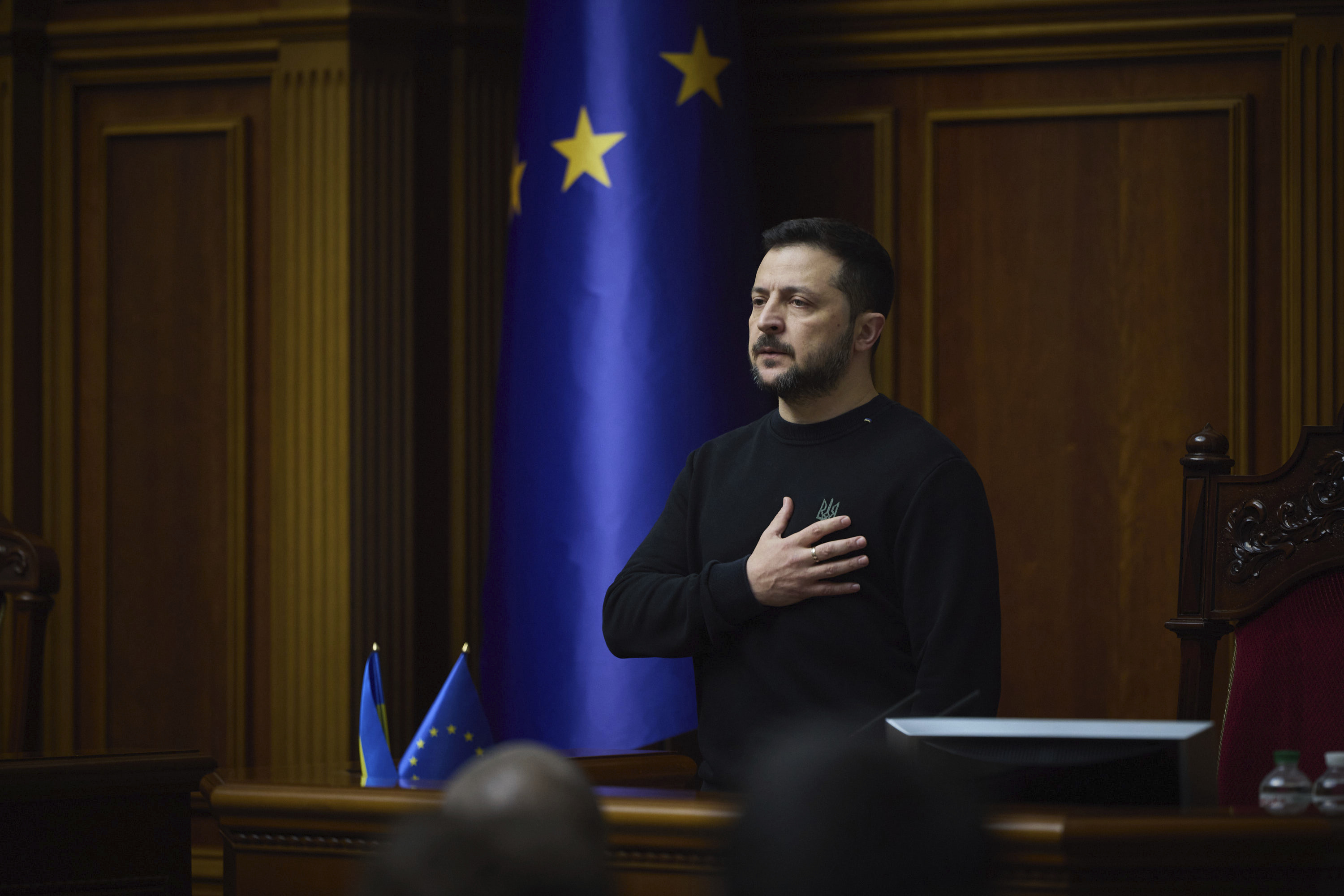 El presidente de Ucrania, Volodymyr Zelenskyy 