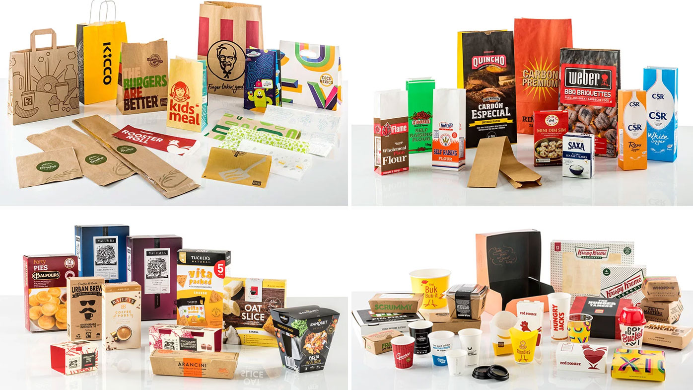 Some of the food packaging Detmold Group manufactures