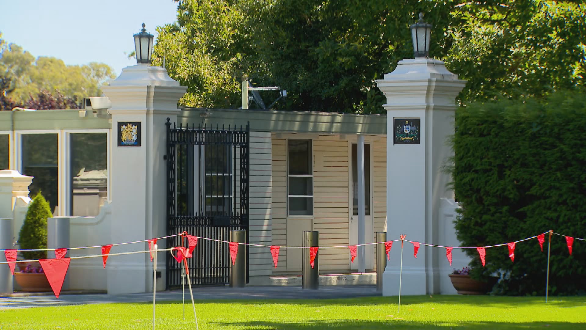 Schoolgirl critically injured by falling branch at Government House in Canberra