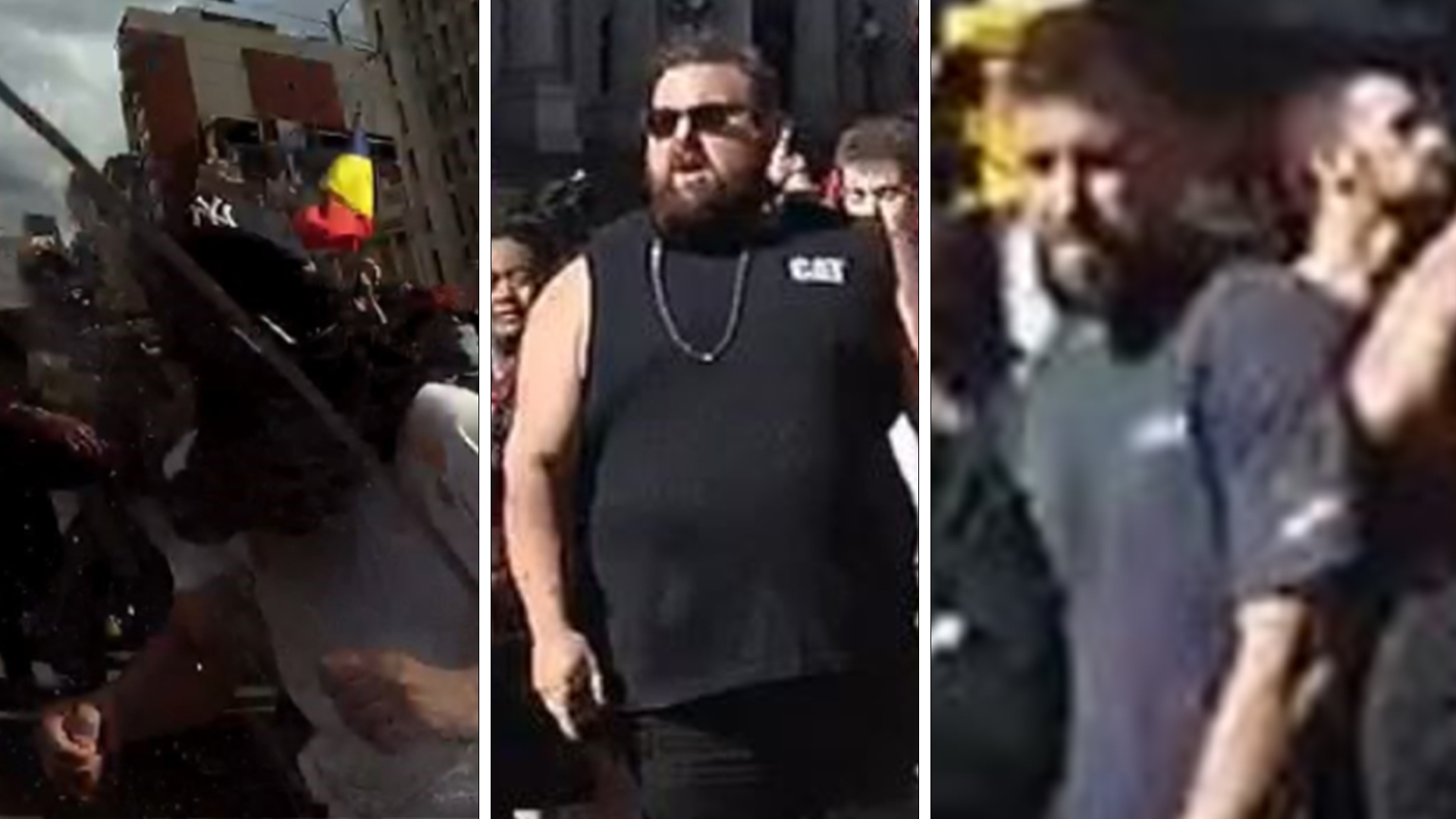 Victorian Police want to speak to six men after Melbourne's protests.