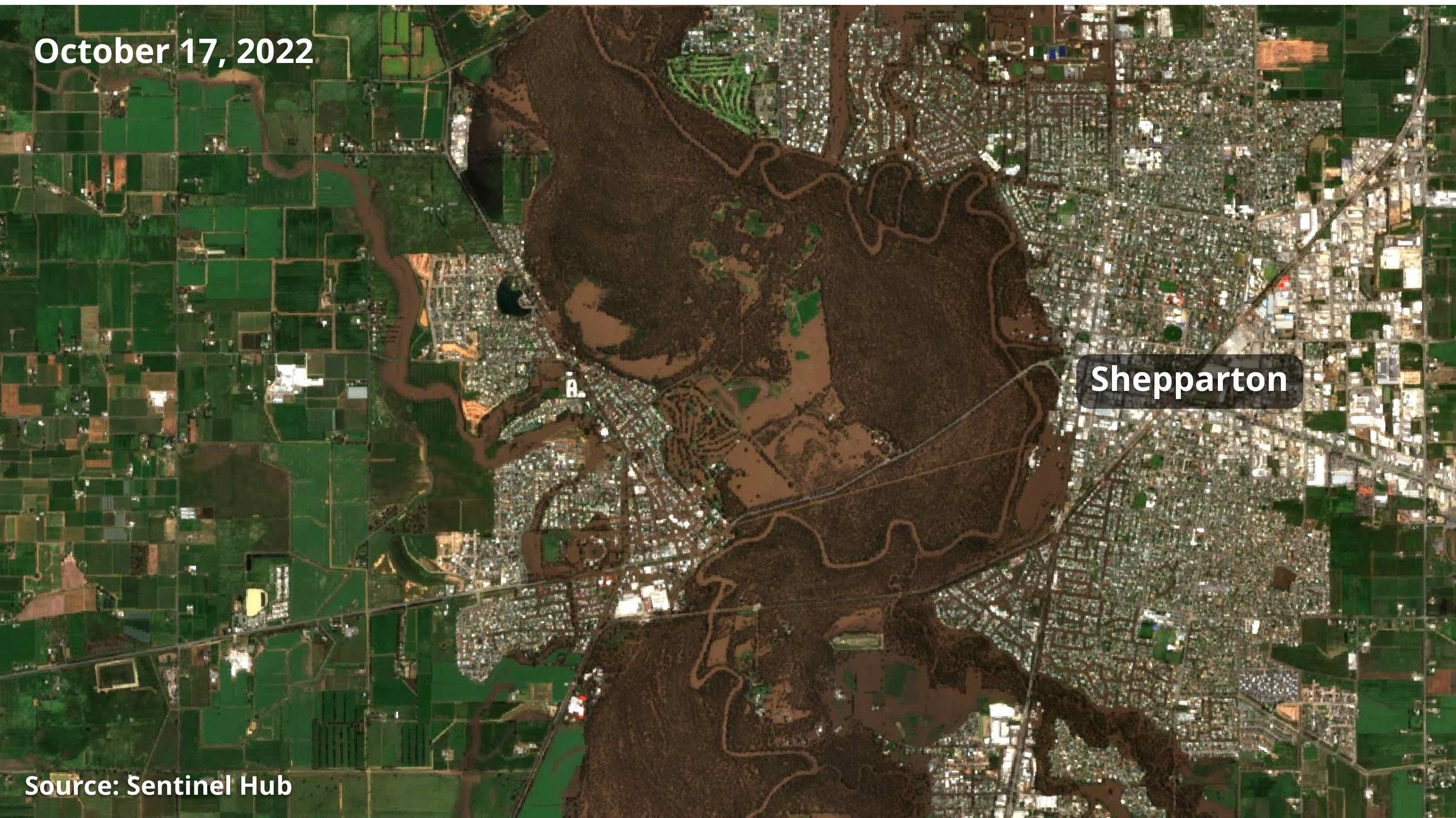 This is where the mighty Goulburn sits more than two weeks later. Residents are facing a nervous wait as more record rain bears down, threatening to isolate thousands of homes. 