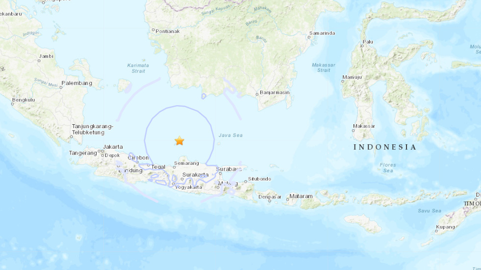An earthquake has hit Indonesia.