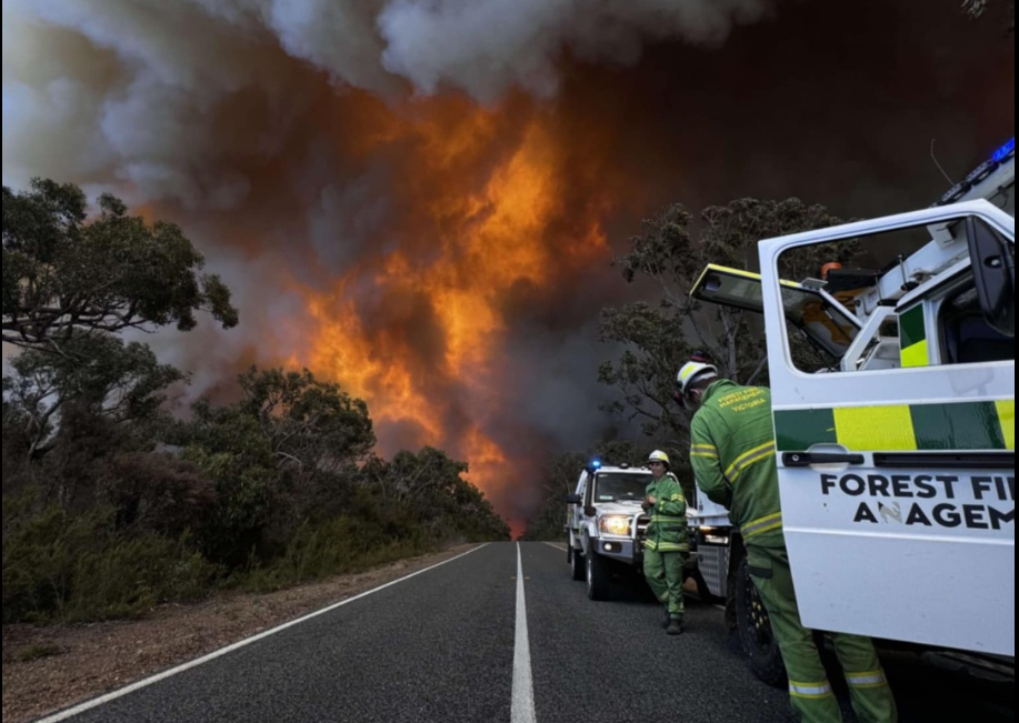 Victorian Bushfires: Grampains bushfire 23/12/24