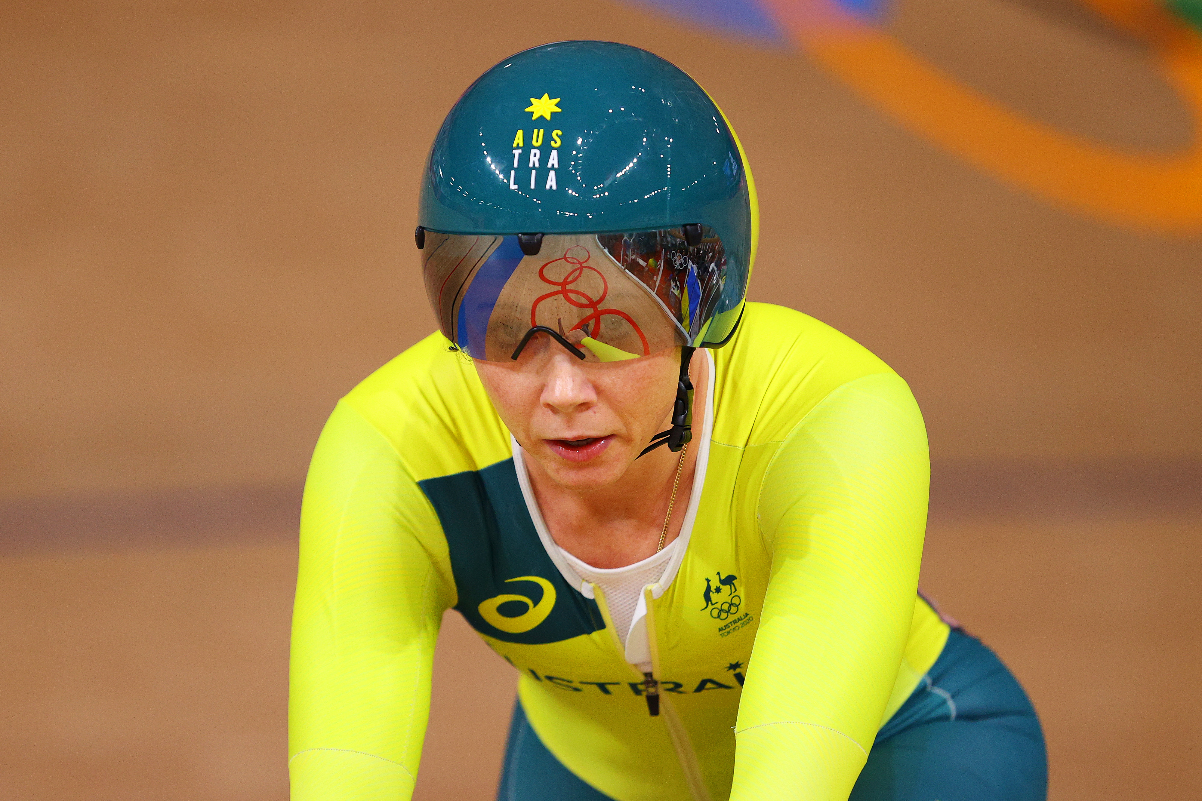 Kaarle McCulloch ready to sprint.