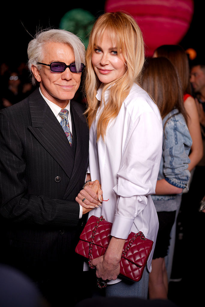 Baz Luhrmann, Nicole Kidman at the Chanel fashion show, Paris Fashion Week 2025