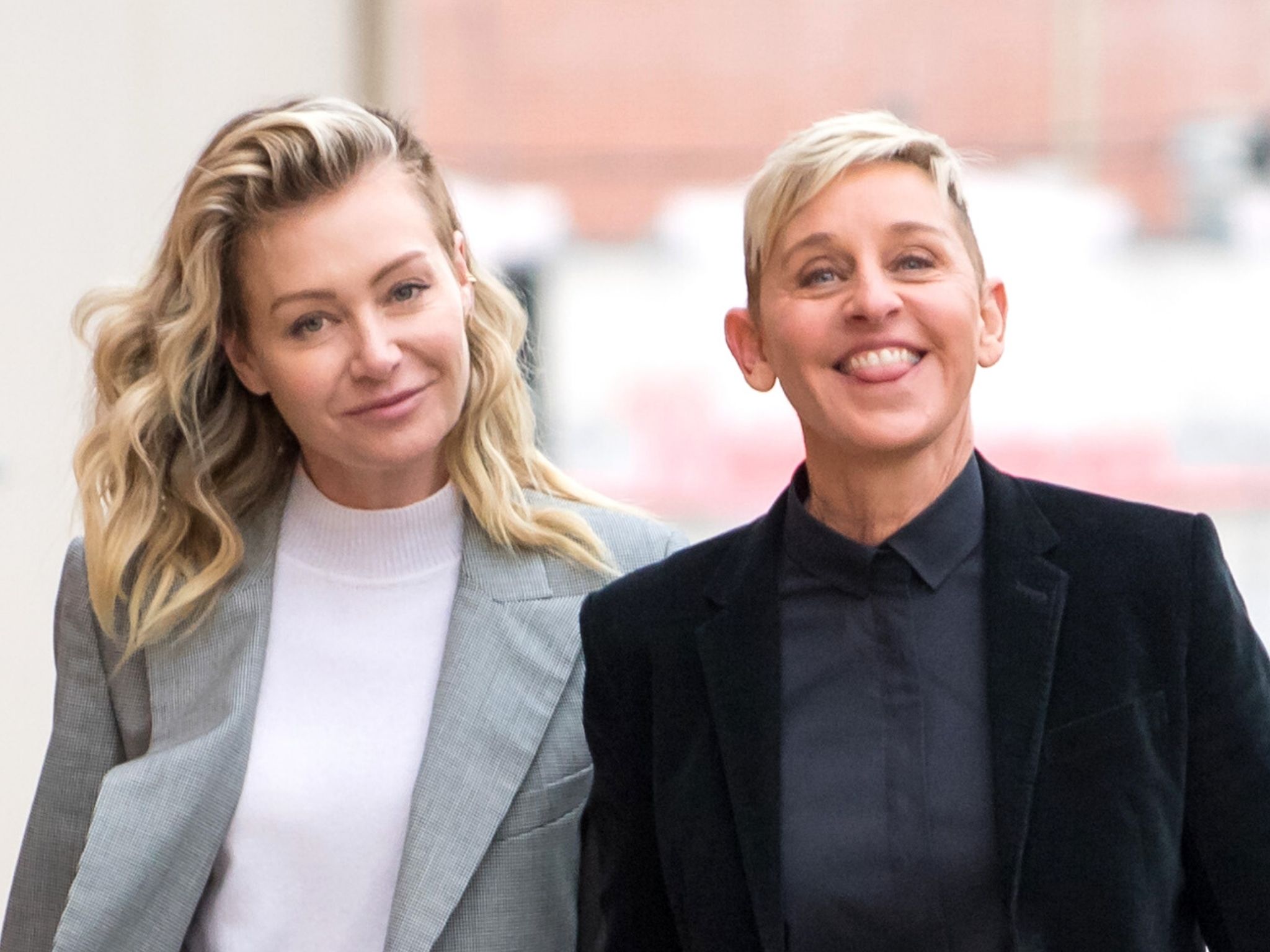 Portia De Rossi And Ellen Degeneres