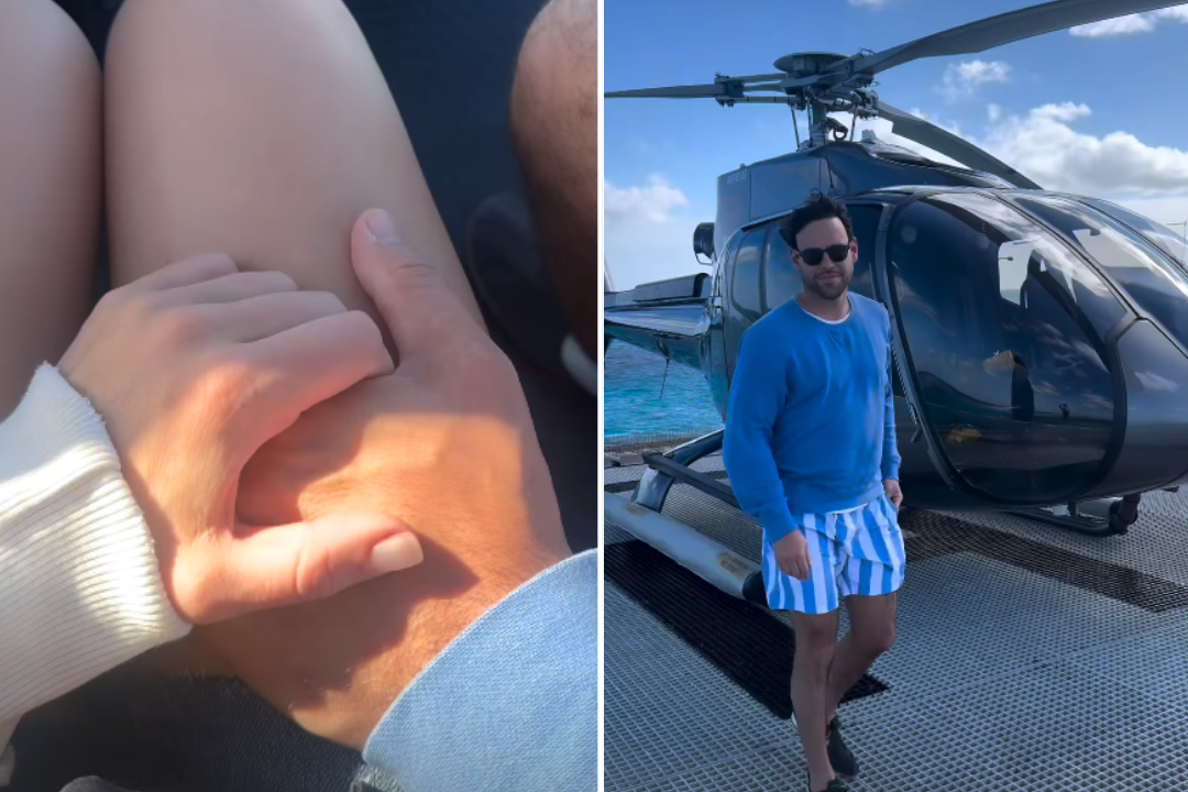 Sydney Sweeney and Scooter Braun in Hamilton Island Queensland