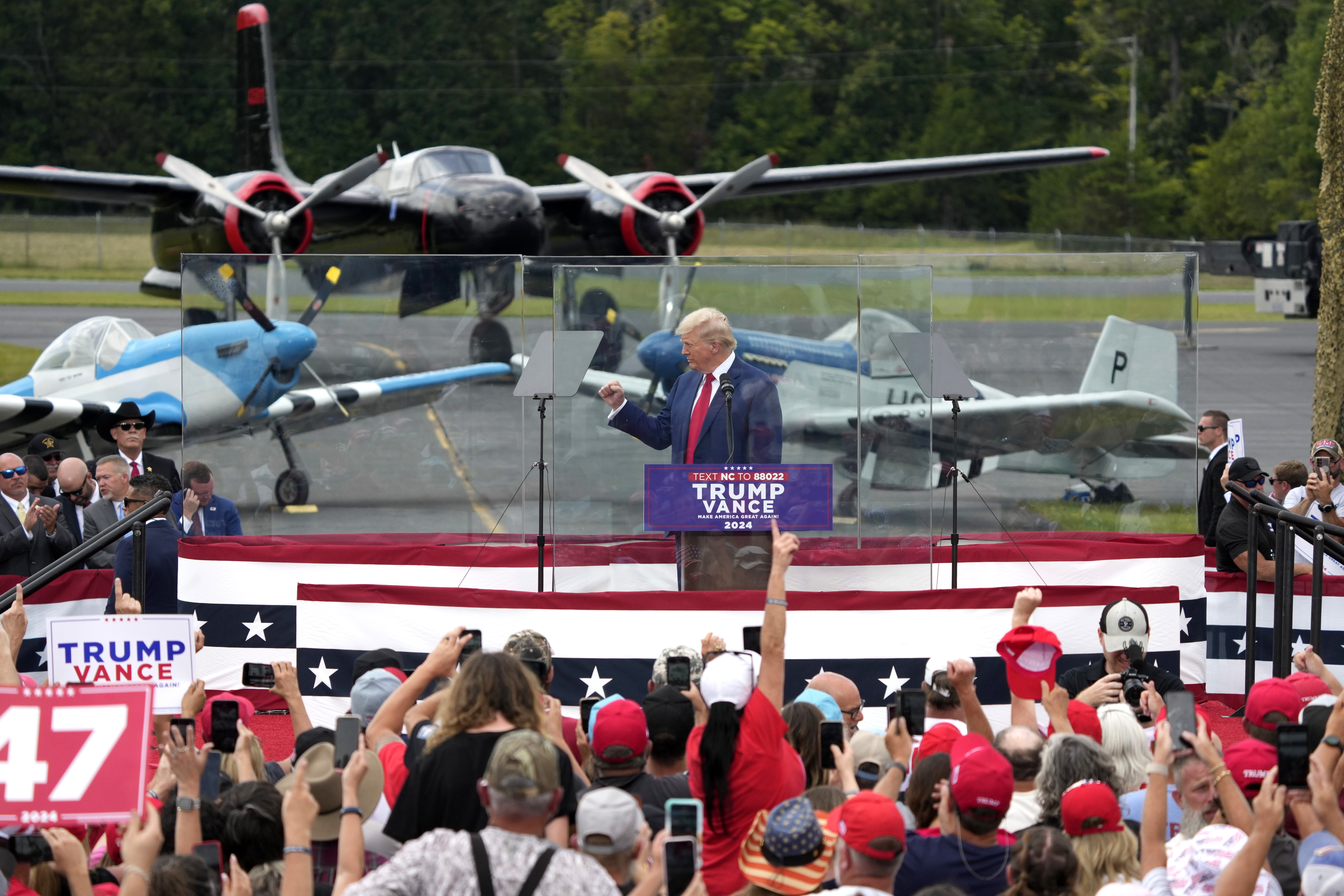 Trump celebra su primer mitin al aire libre desde el intento de asesinato