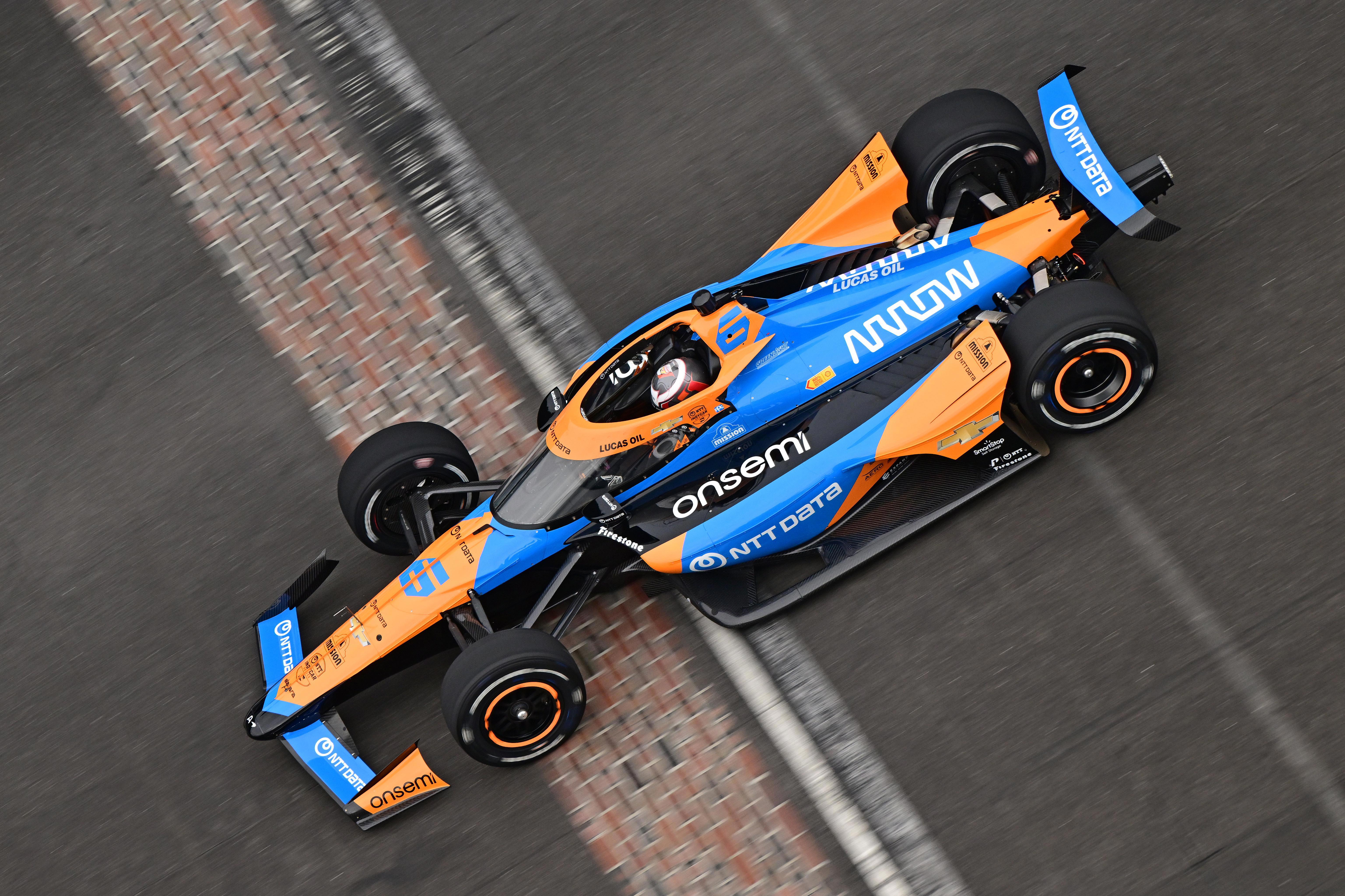 Callum Ilott tested with McLaren at Indianapolis Motor Speedway.