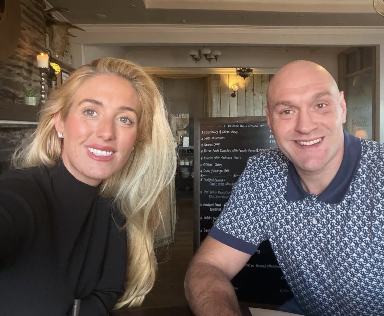 Paris Fury and Tyson Fury.