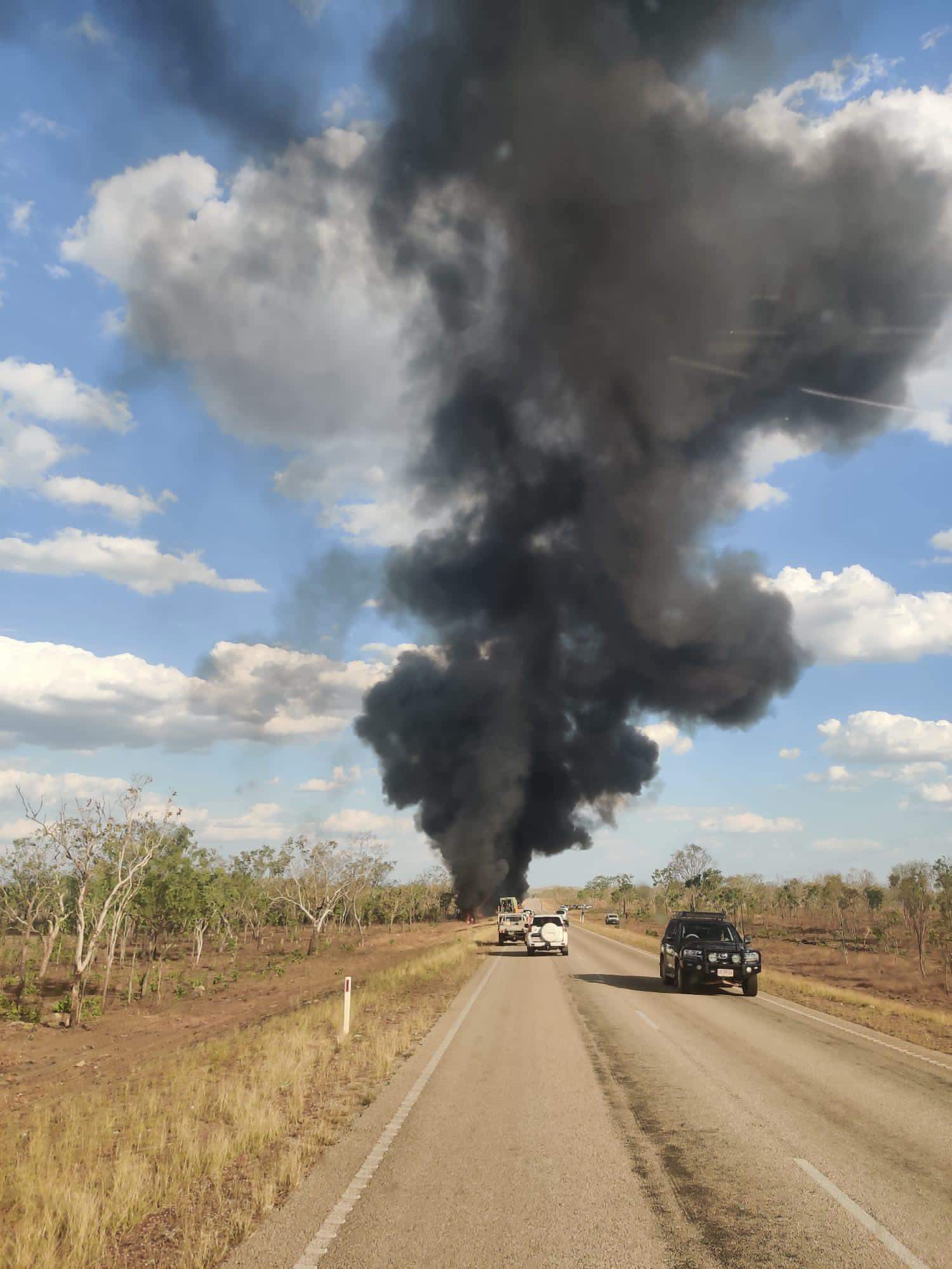 Car, truck crash in Pine Creek, Northern Territory