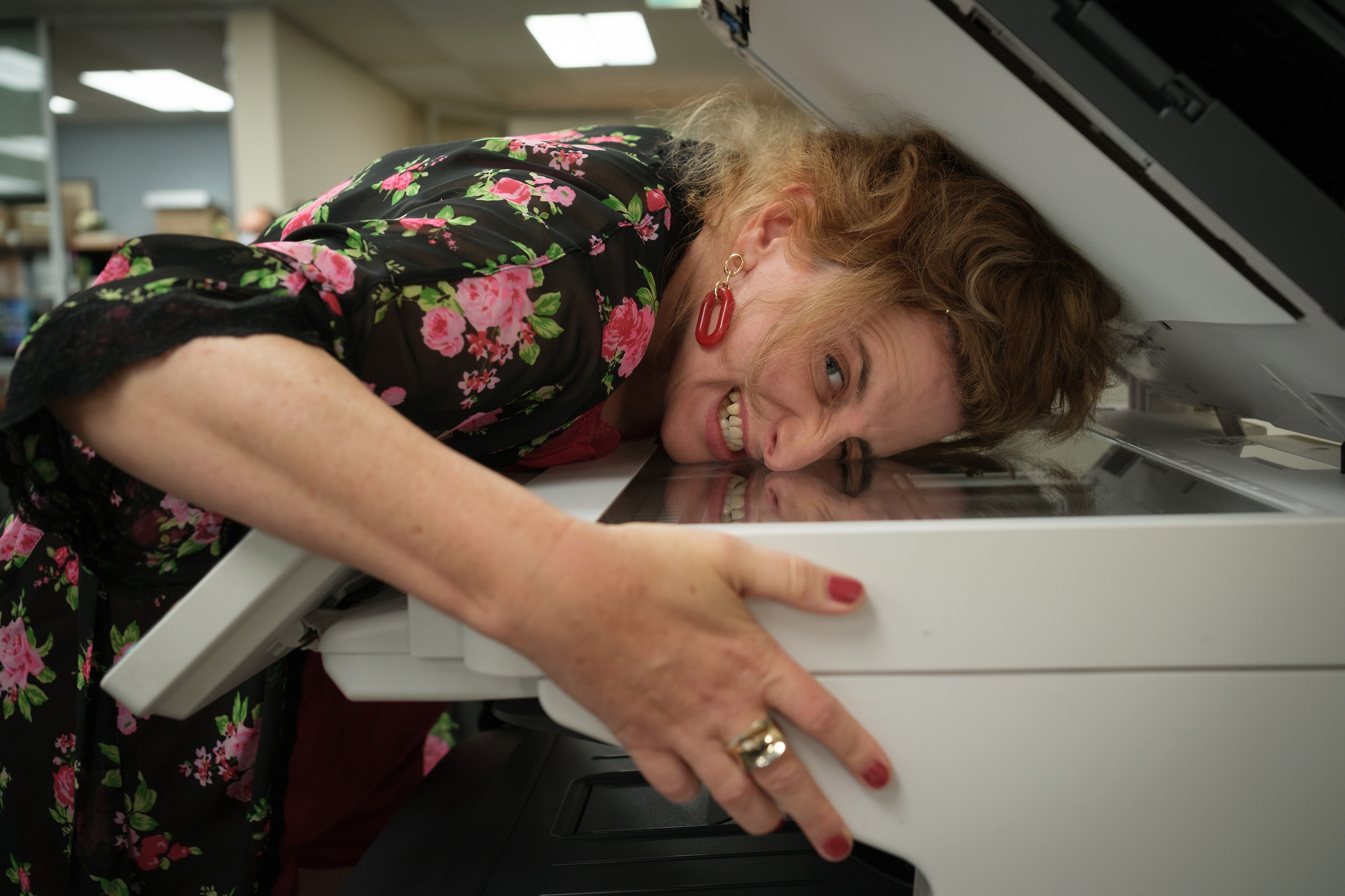 Felicity Ward as Hannah Howard in The Office Australia
