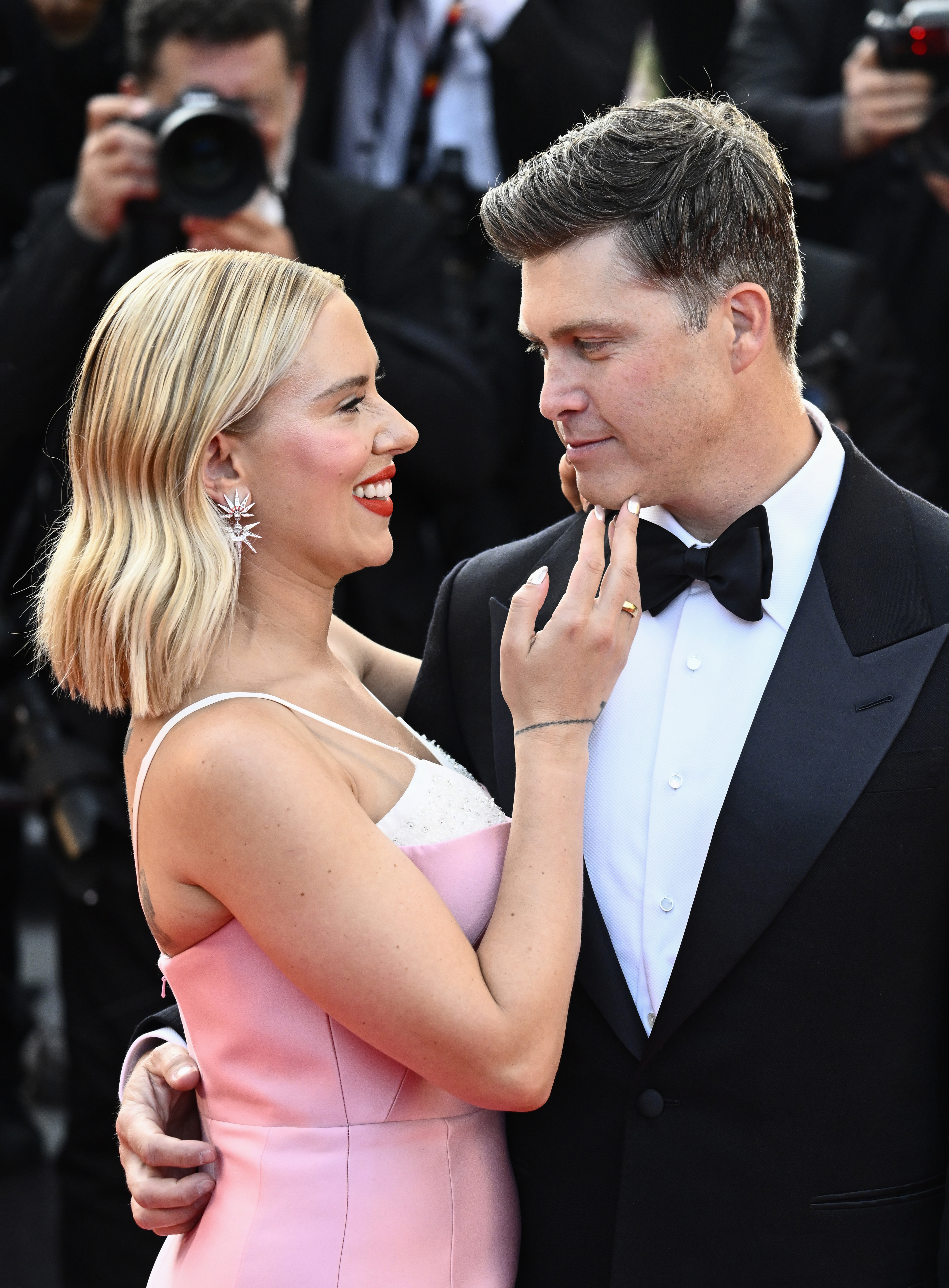 Scarlett Johansson Colin Jost