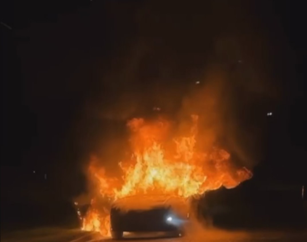A car believed to be linked to the pub shooting at Forest Lodge was found burnt out. 