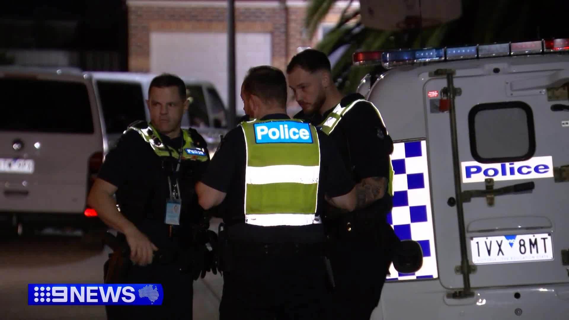 Two people are in custody after an 18-year-old recent high school graduate was killed in an alleged violent brawl in Melbourne's north-west last night.