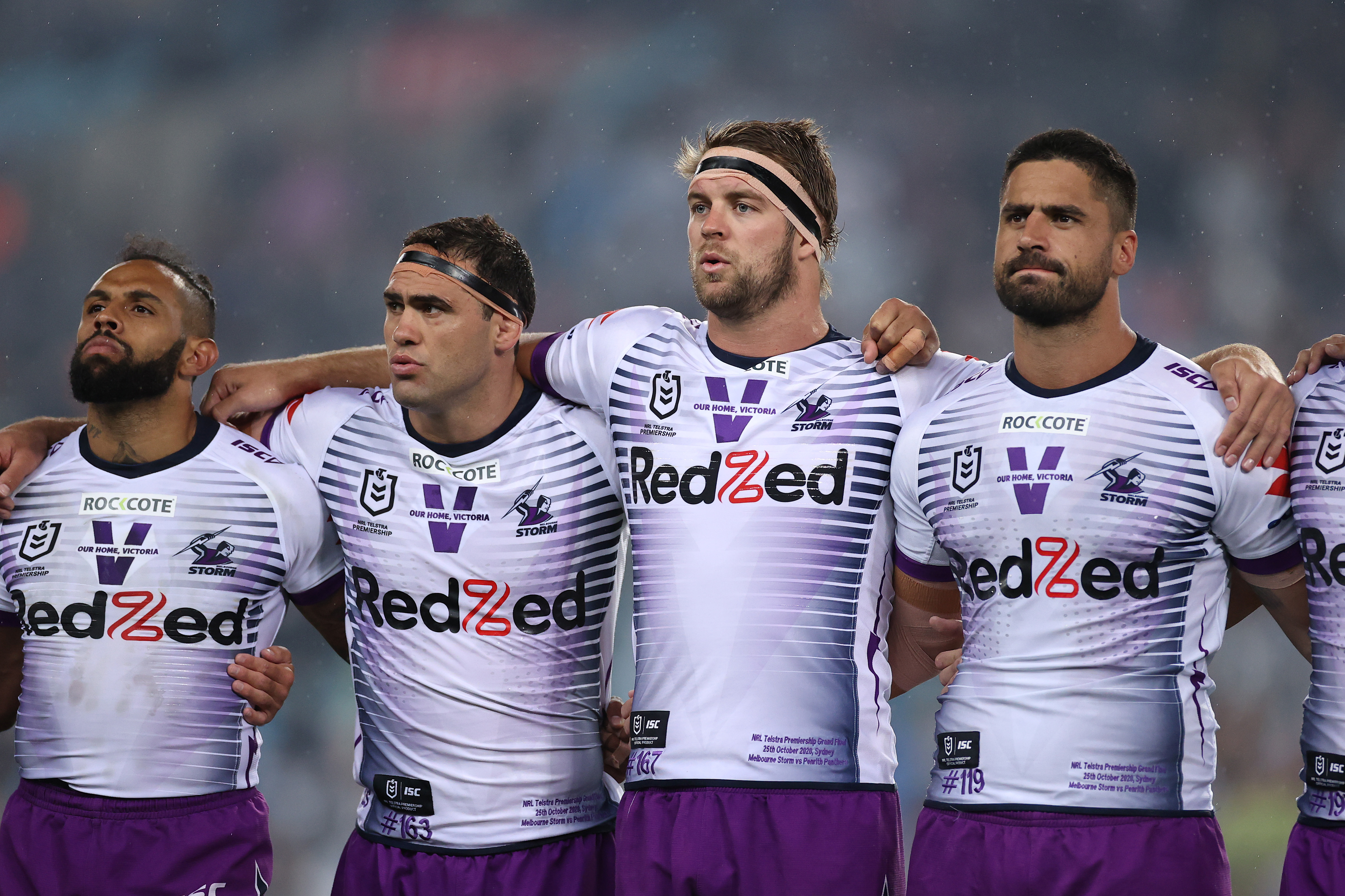 Christian Welch (centre) would be Joey's captain.