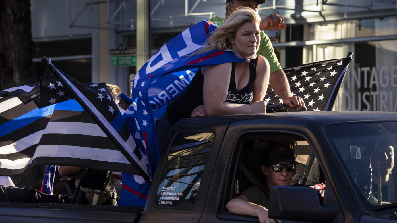 Supporters of President Donald Trump