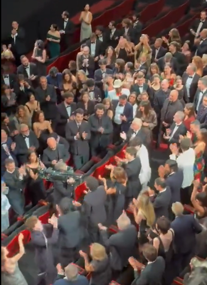 Standing ovation at Cannes 
