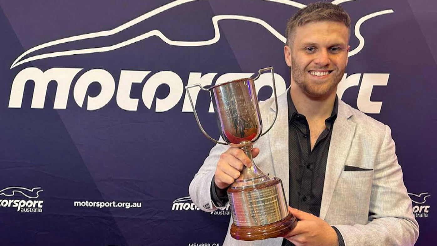 At the Motorsport Australia gala, Brodie Kostecki was formally awarded by the governing body for his 2023 Supercars Championship victory in Melbourne.