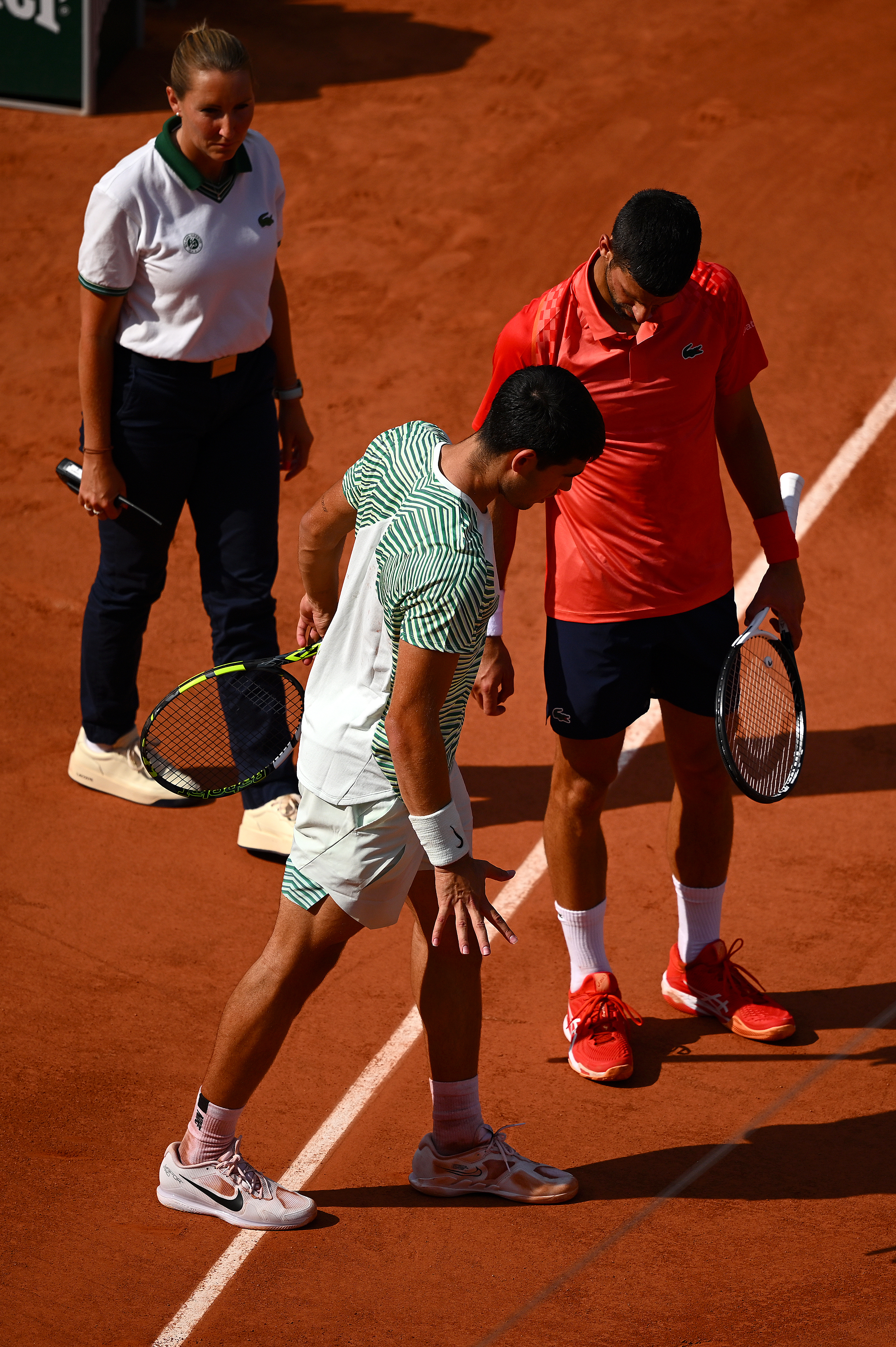 French Open 2023: Novak Djokovic onto 34th career Grand Slam final as  cramps plague Carlos Alcaraz