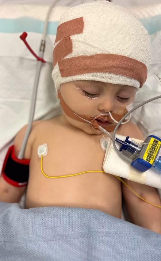 erin mcnaught son obi brain tumour surgery recovery
