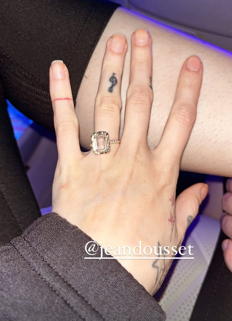 Paris Jackson's engagement ring