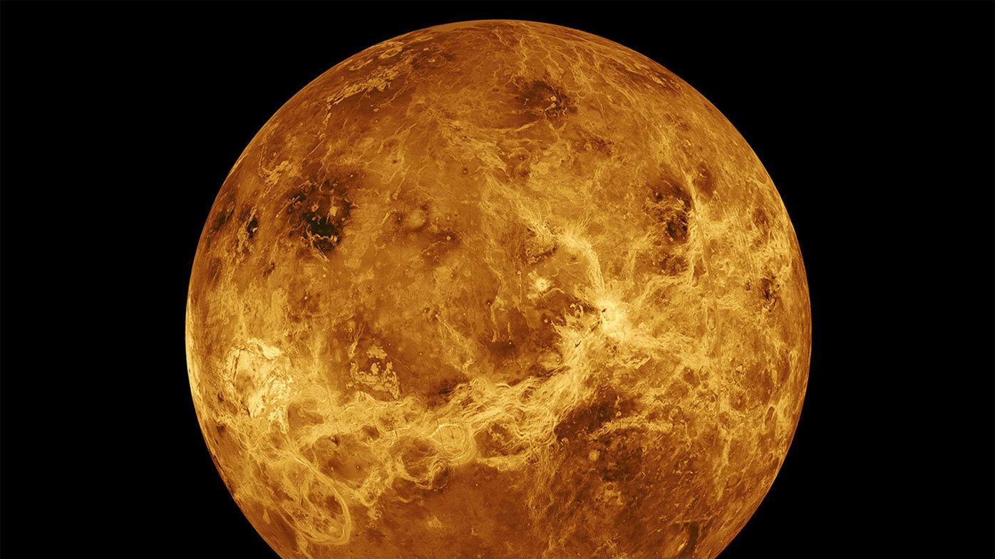 The planet Venus.