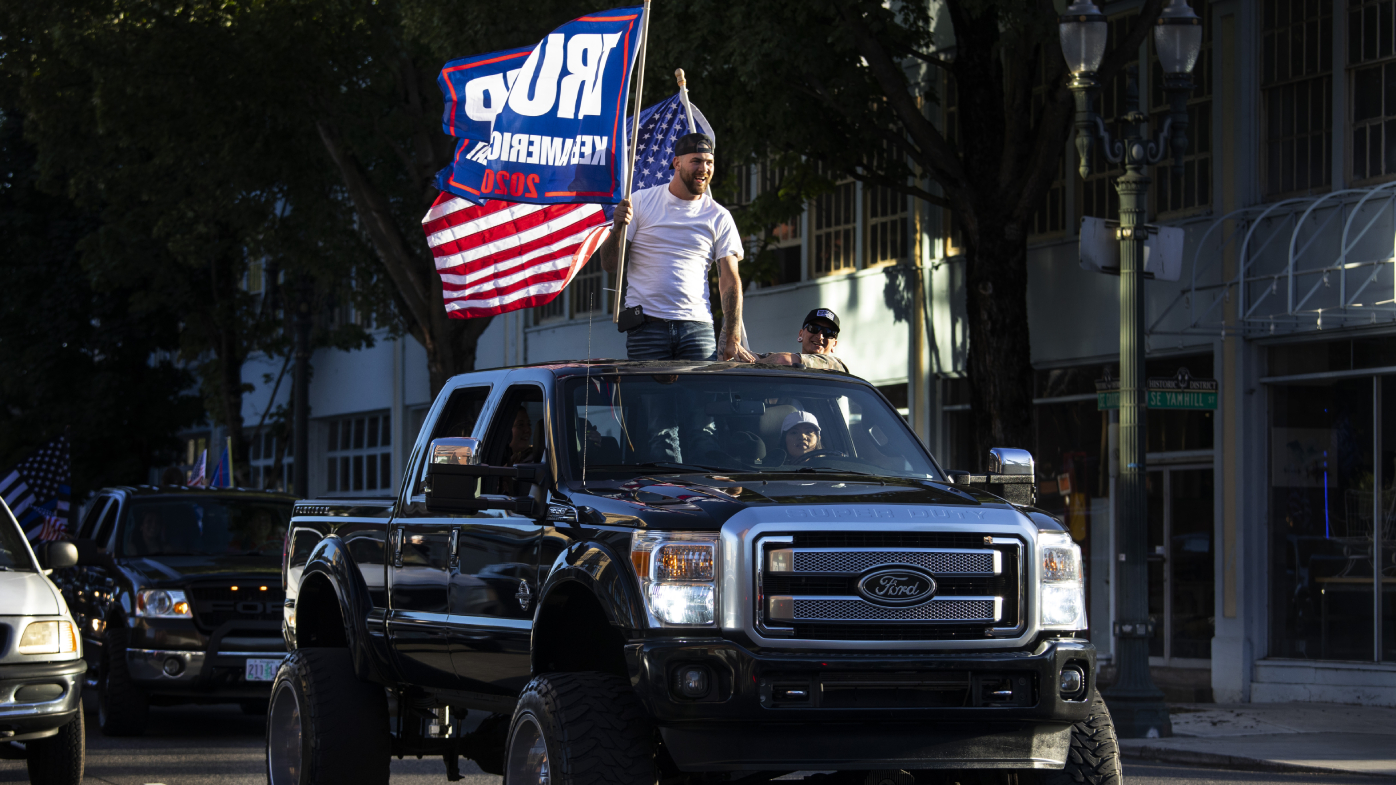 Supporters of President Donald Trump