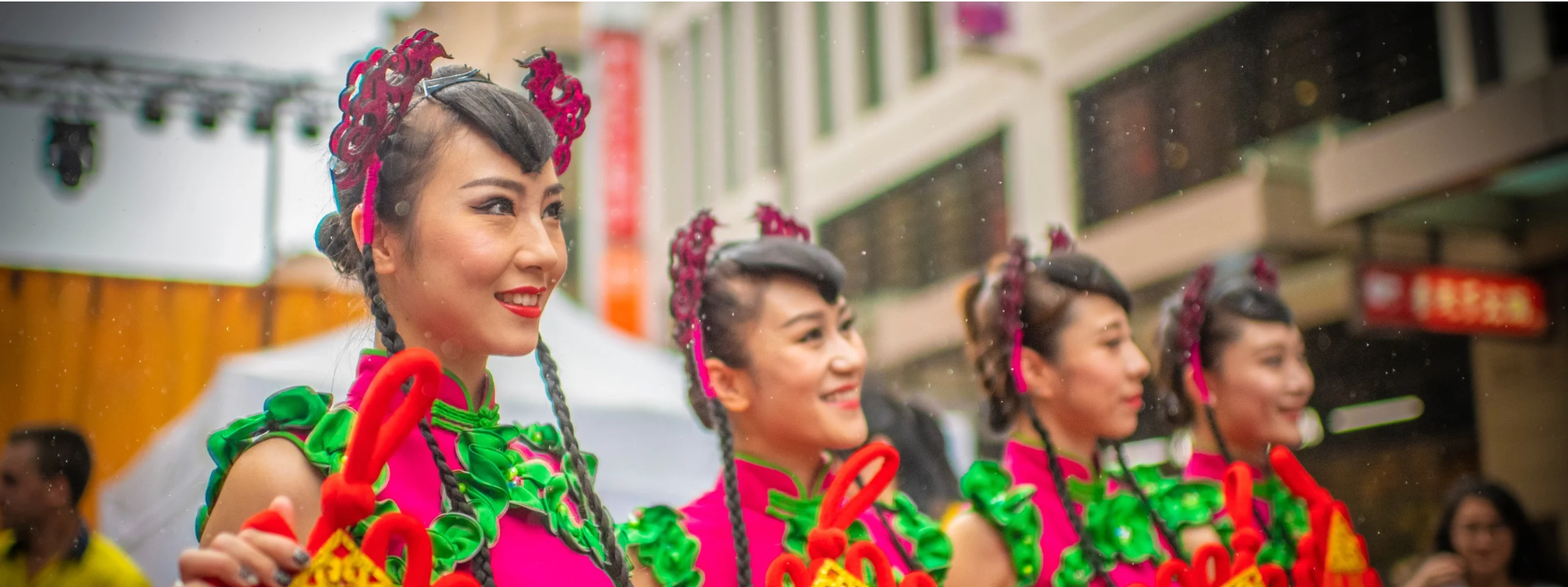 Dancers at Lunar New Year Festival in Sydney in 2022.