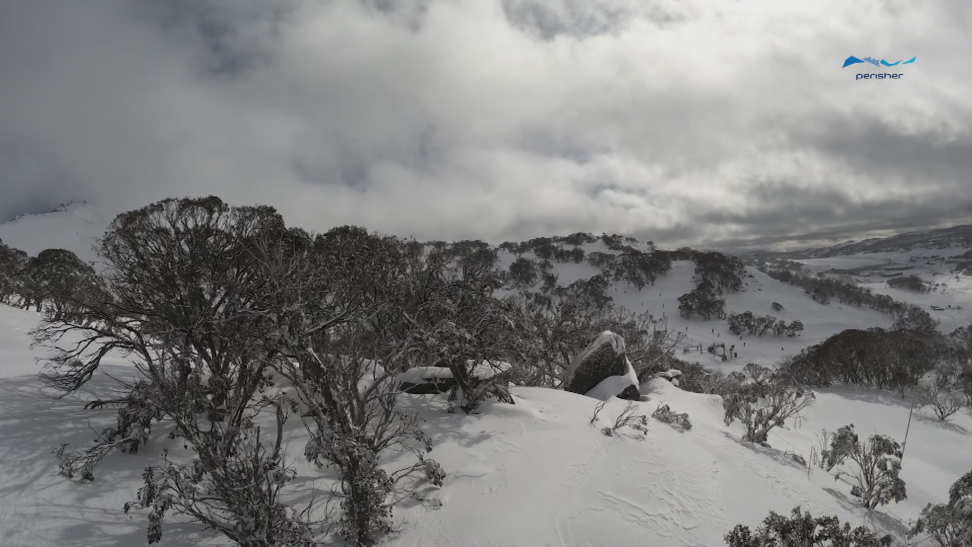 Snow in Perisher, NSW