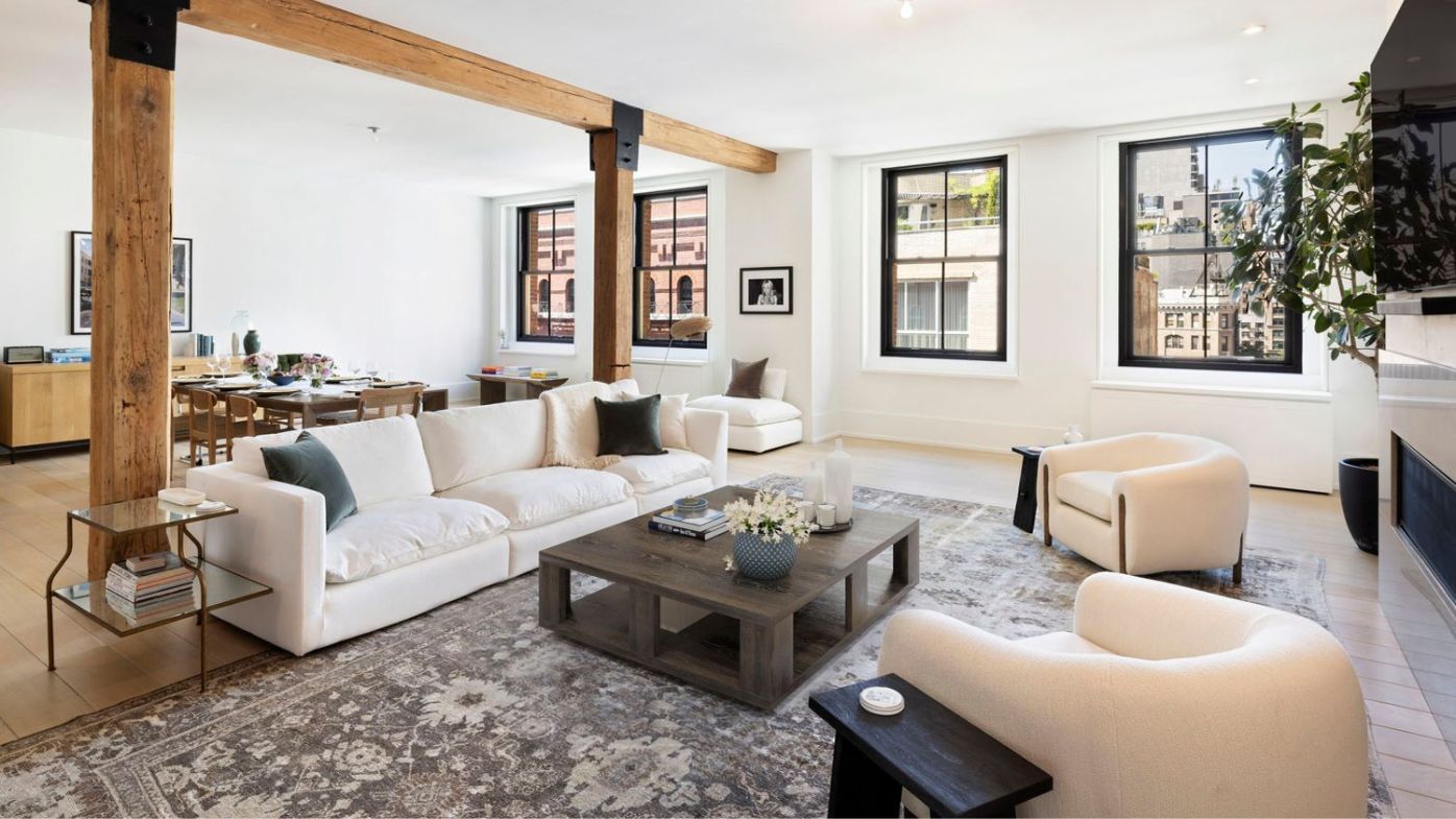 443 Greenwich Street, Unit 6F - better known and Jennifer Lawrence loft real estate celebrity sale