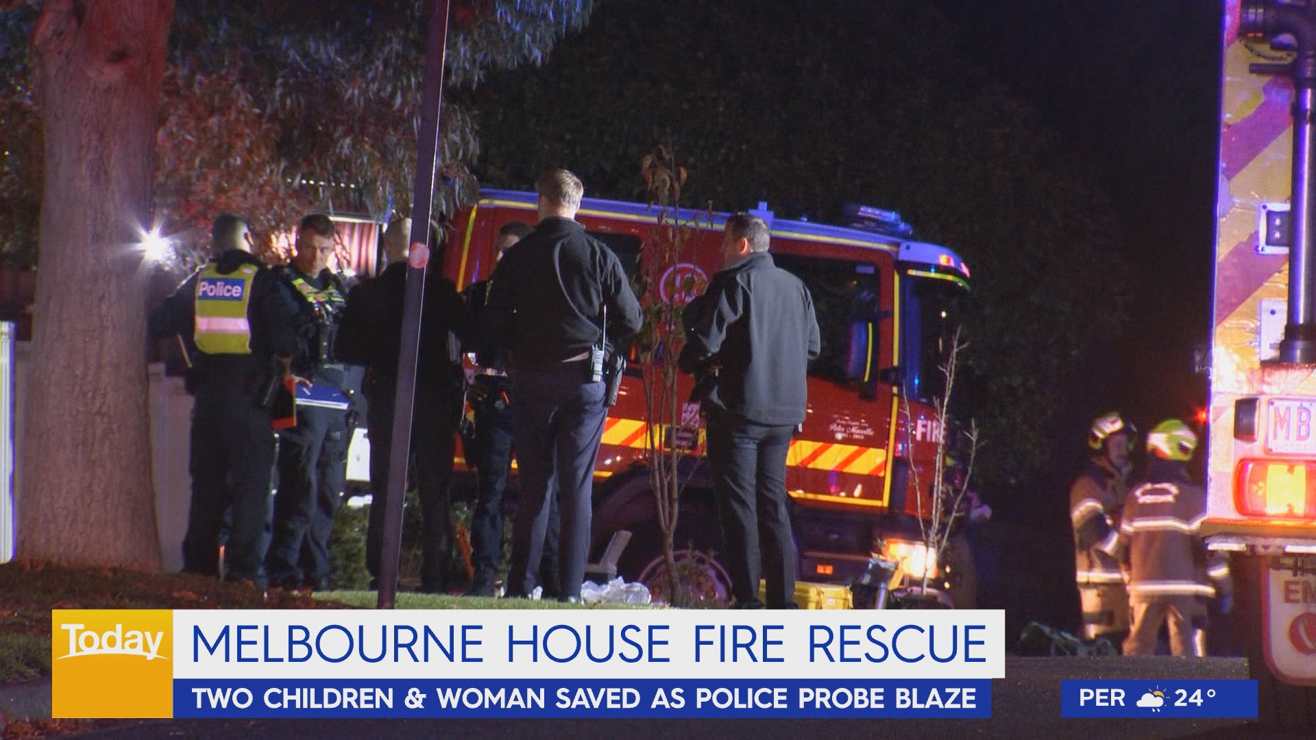 Young girls, woman fighting for life after suspicious Melbourne house fire