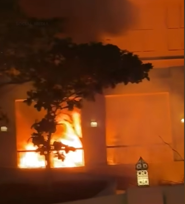 Dubai hotel explosion in missile strike