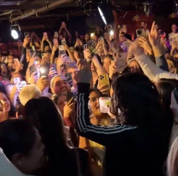 Lorde at a Sydney nightclub
