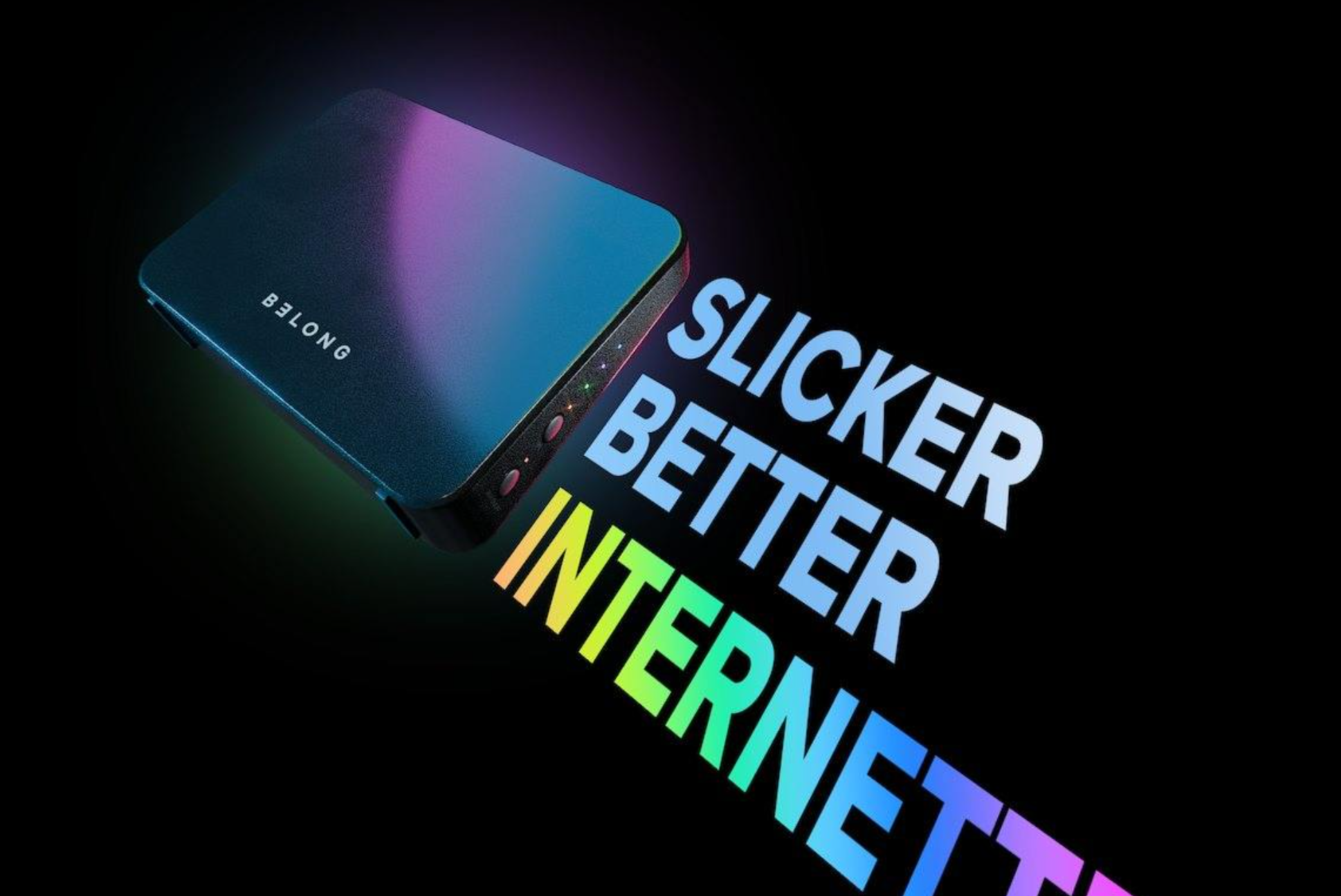 A Belong social media post about its internt service.