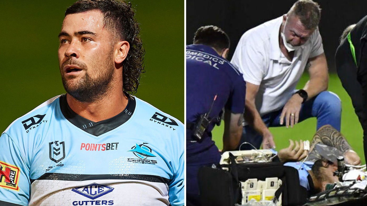 Andrew Fifita will undergo surgery for a fractured larynx.
